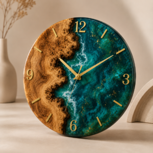 Wall Clock - Homemade Resin Art - Image 2