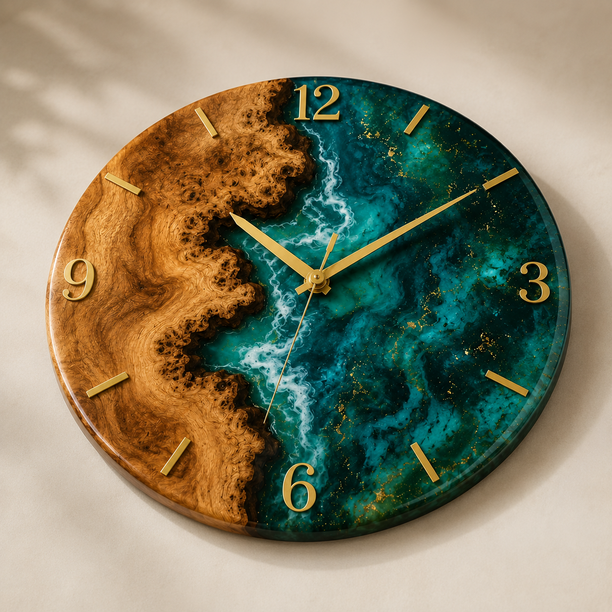 Wall Clock - Homemade Resin Art - Image 4